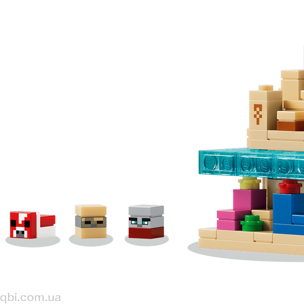 LEGO Minecraft Минибиомы (21589) в собранном виде