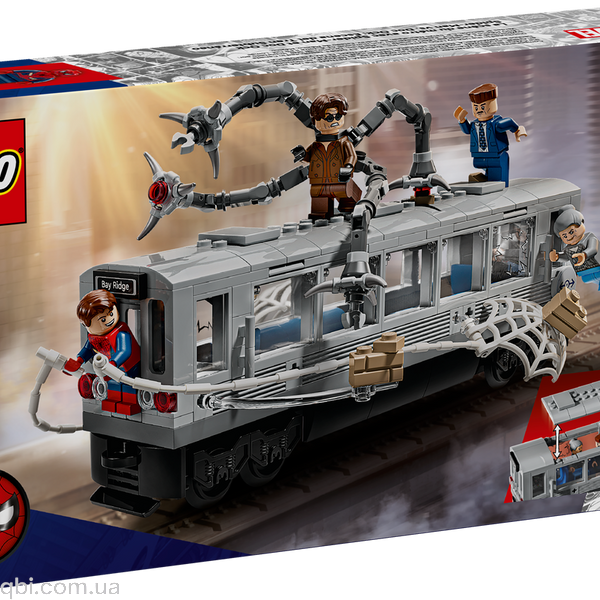LEGO Super Heroes Marvel Людина-Павук проти Дока Ока: Сцена в метро (76321) у зібраному вигляді