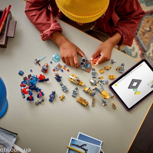 LEGO Super Heroes Marvel Мстители: Завершение Тор против Читаури (76322) в собранном виде