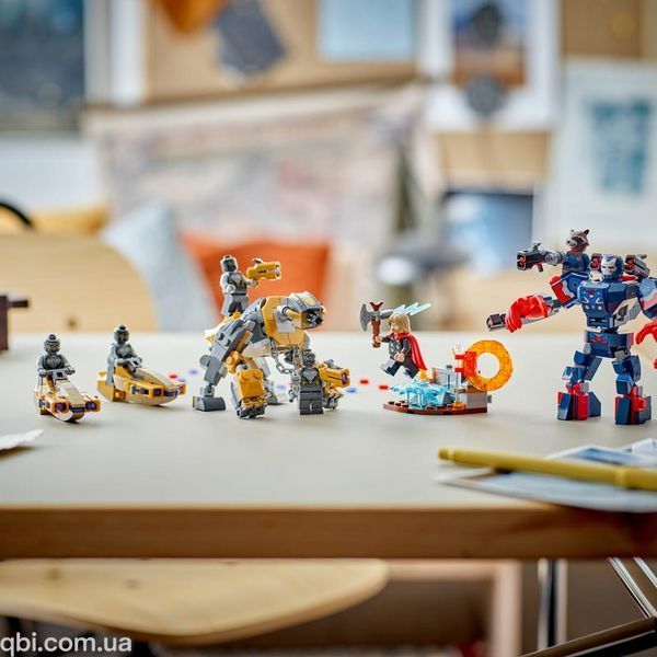 LEGO Super Heroes Marvel Мстители: Завершение Тор против Читаури (76322) в собранном виде