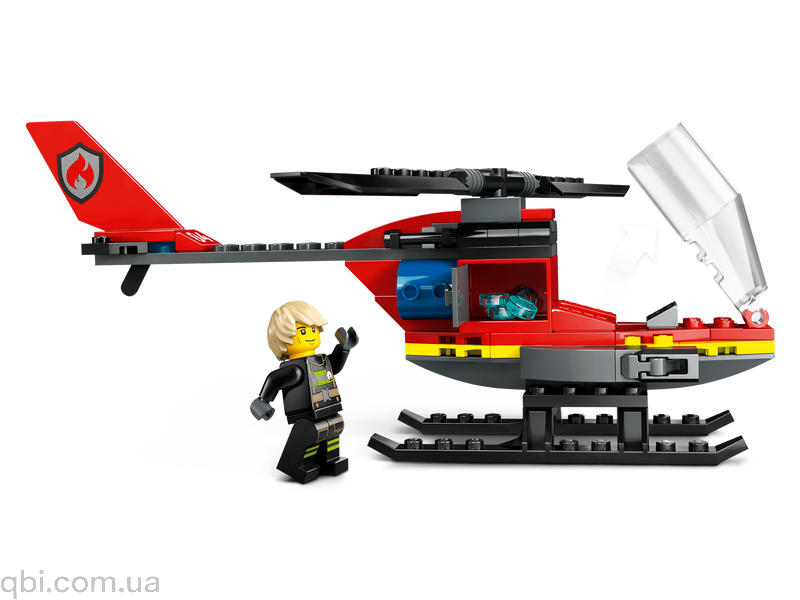 LEGO City Пожарно-спасательный вертолёт (60411) в собранном виде