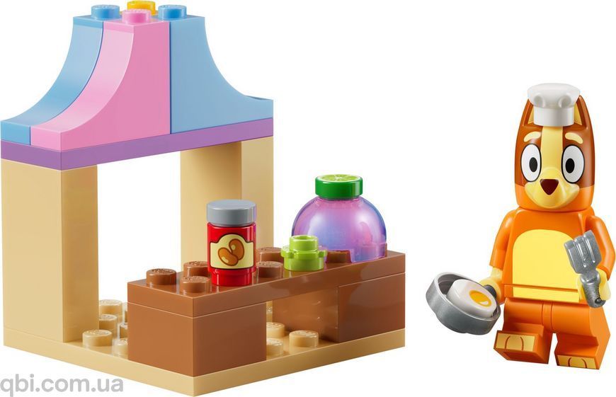 LEGO Bluey: Модный ресторан с бинго (30713) в собранном виде