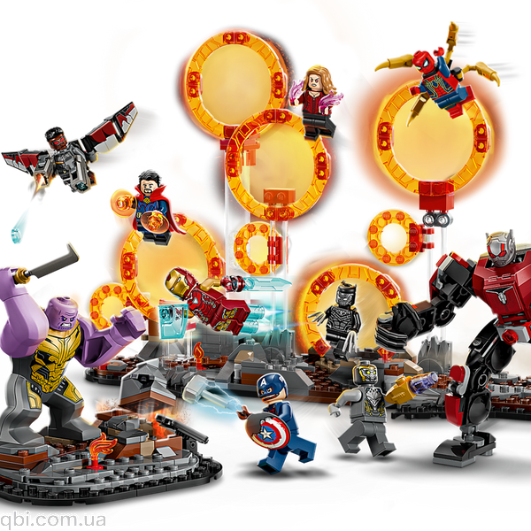 LEGO Super Heroes Marvel Мстители: Завершение. Решающая битва (76323) в собранном виде