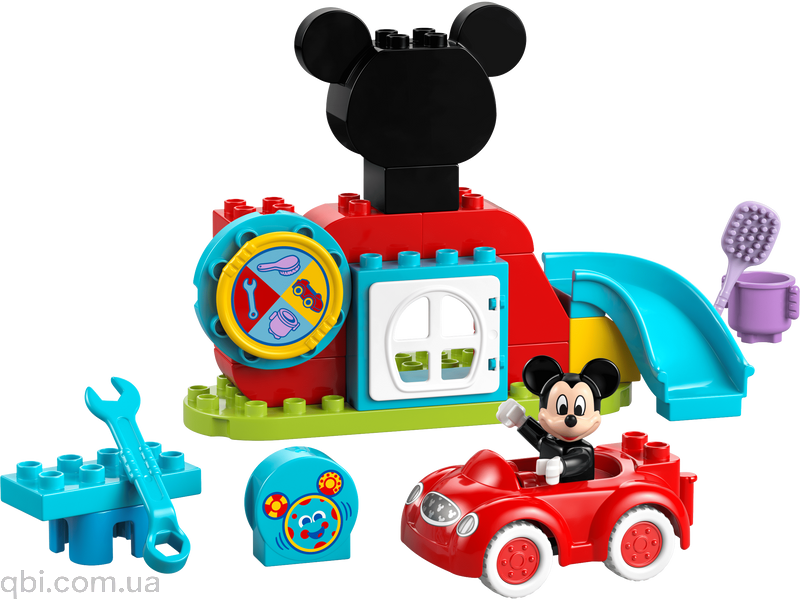 LEGO DUPLO Микки Маус: Клубный дом и автомобиль (10454) в собранном виде