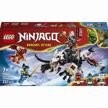 LEGO NINJAGO Зільвар і дракон Гримтак (71863) у зібраному вигляді