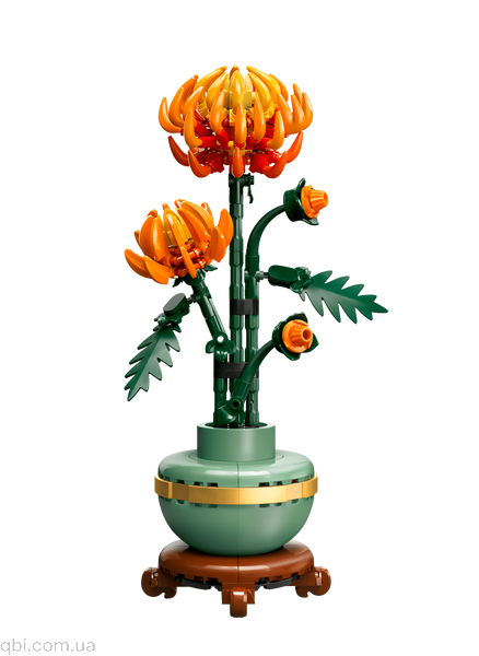 LEGO Botanicals Цветущая хризантема (10368) в собранном виде