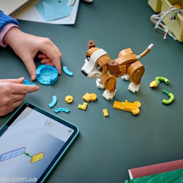 LEGO Creator Волшебные животные: игривый щенок (31382) в собранном виде
