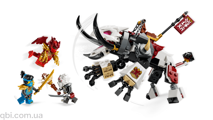 LEGO NINJAGO Зильвар и дракон Гримтак (71863) в собранном виде
