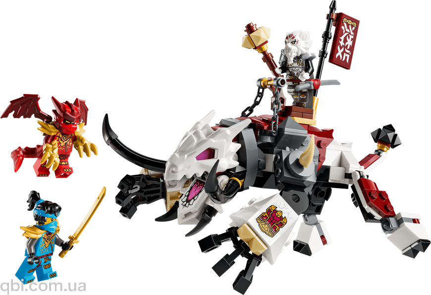 LEGO NINJAGO Зильвар и дракон Гримтак (71863) в собранном виде
