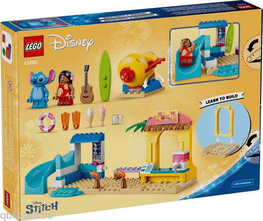 LEGO Disney &laquo;Веселье на пляже с Лило и Стичем&raquo; (43280) в собранном виде