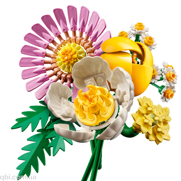 LEGO Botanicals Миниатюрный солнечный букет (10347) в собранном виде