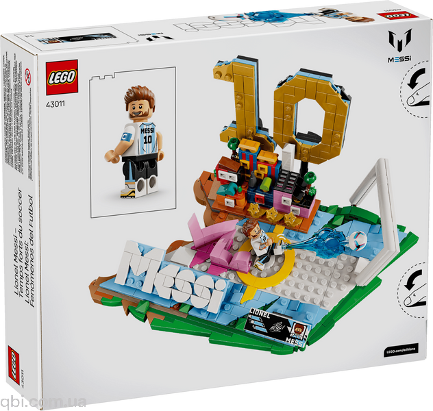 LEGO Editions Football Лионель Месси &mdash; лучшие моменты футбольных матчей (43011) в собранном виде