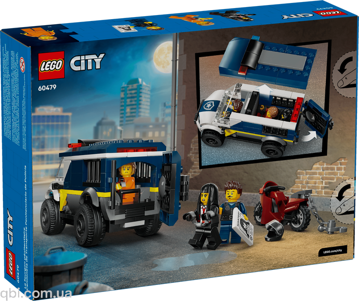 LEGO City Полицейский фургон для перевозки заключённых (60479) в собранном виде