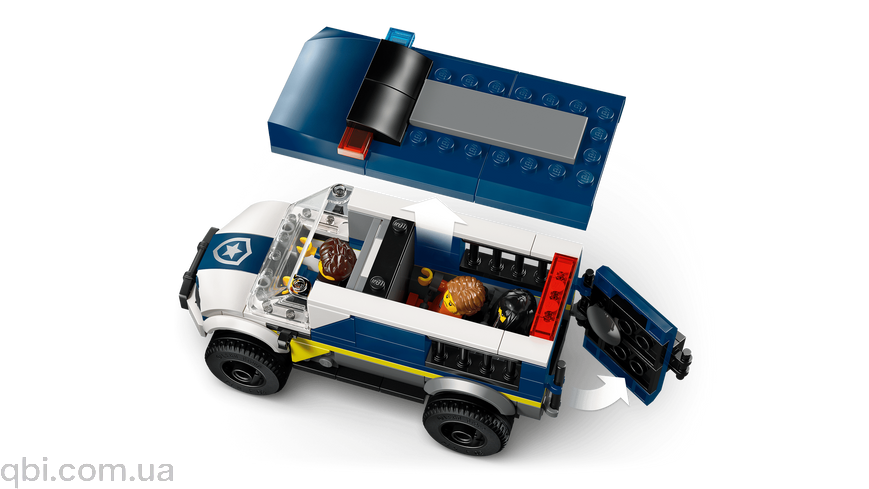 LEGO City Полицейский фургон для перевозки заключённых (60479) в собранном виде