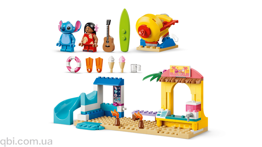LEGO Disney &laquo;Веселье на пляже с Лило и Стичем&raquo; (43280) в собранном виде
