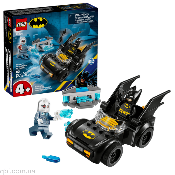 LEGO Super Heroes DC Бэтмен и Бэтмобиль против мистера Фриза (76301) в собранном виде