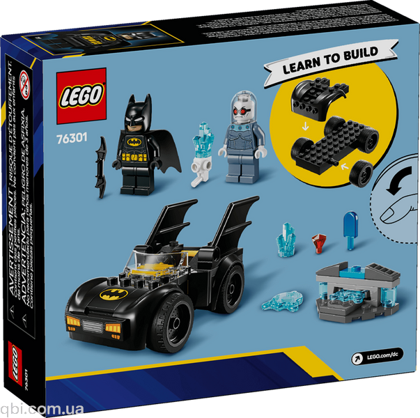 LEGO Super Heroes DC Бэтмен и Бэтмобиль против мистера Фриза (76301) в собранном виде