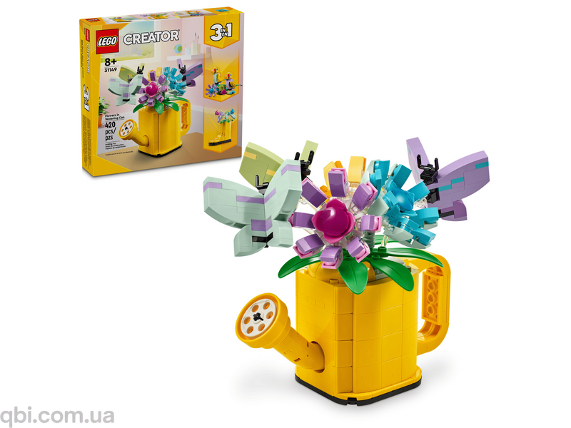 LEGO Creator Квіти в лійці (31149) у зібраному вигляді
