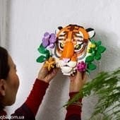 LEGO ART Коллекция фауны - Тигр (31217) в собранном виде