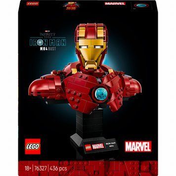 LEGO Super Heroes Marvel Бюст Залізної Людини MK4 (76327) у зібраному вигляді