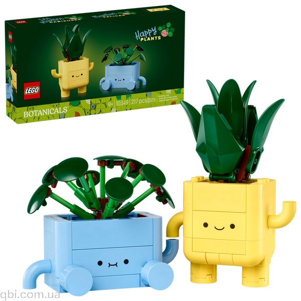 LEGO Botanicals Счастливые растения (10349) в собранном виде