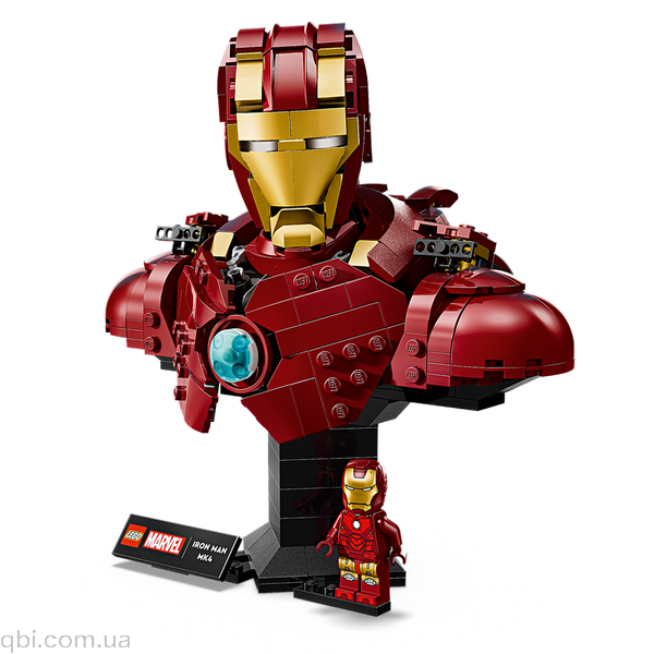 LEGO Super Heroes Marvel Бюст Залізної Людини MK4 (76327) у зібраному вигляді