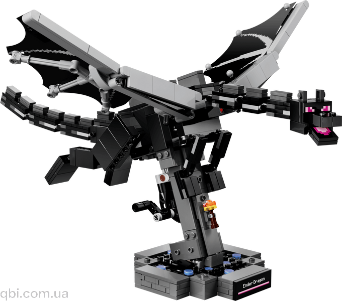 LEGO Minecraft Дракон Краю (21595) у зібраному вигляді