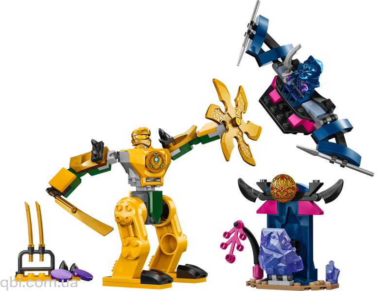 LEGO NINJAGO Бойовий робот Аріна (71804) у зібраному вигляді