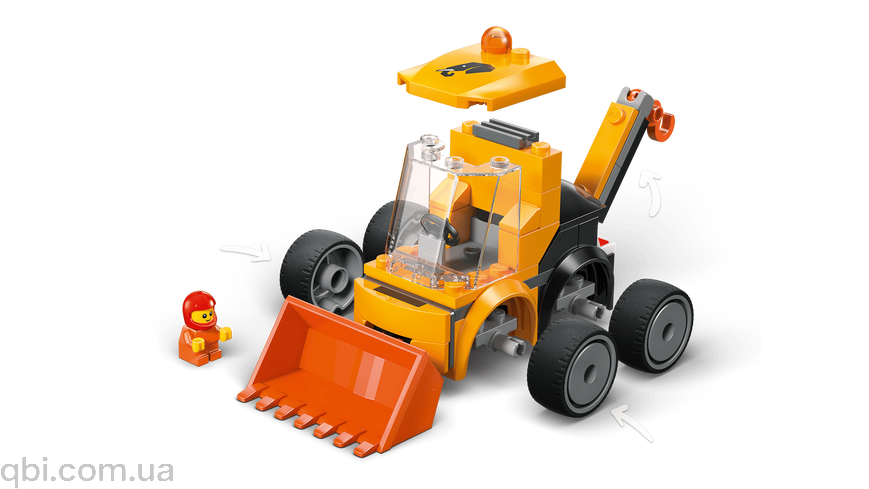 LEGO City Автомобили &mdash; Строительный погрузчик (60483) в собранном виде