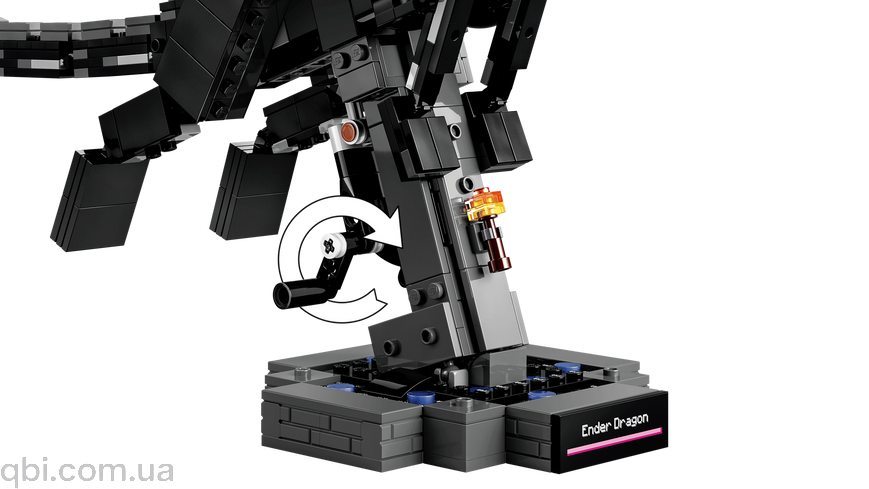 LEGO Minecraft Дракон Краю (21595) у зібраному вигляді