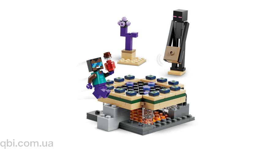 LEGO Minecraft Подорож до Нижнього світу та Порталу до Краю (21584) у зібраному вигляді