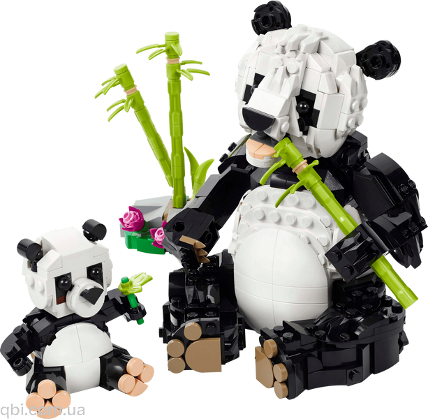 LEGO Creator Дикі тварини: пандові (31165) у зібраному вигляді