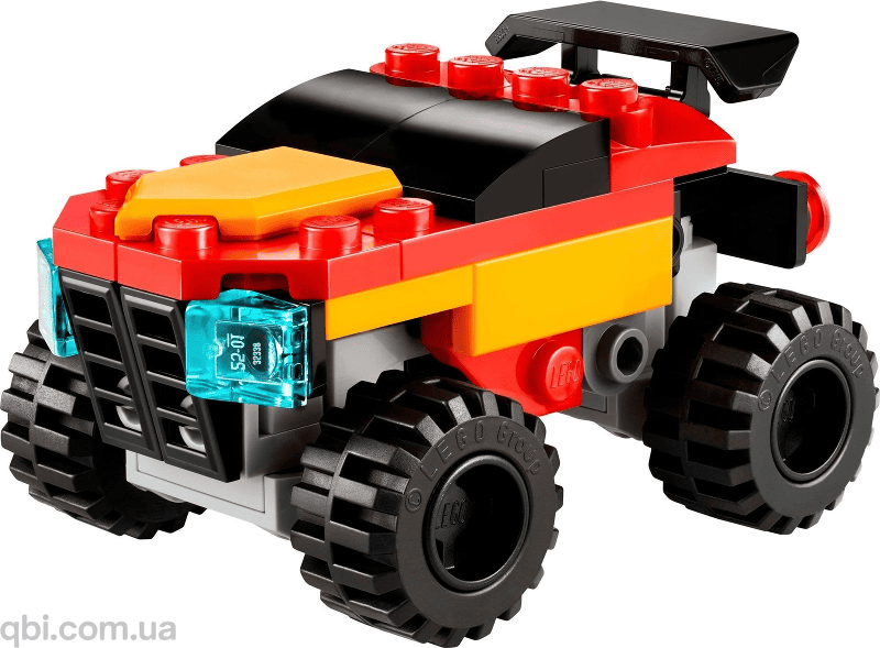 LEGO Creator Вантажівочка-монстр з відкидним дахом (30691) у зібраному вигляді