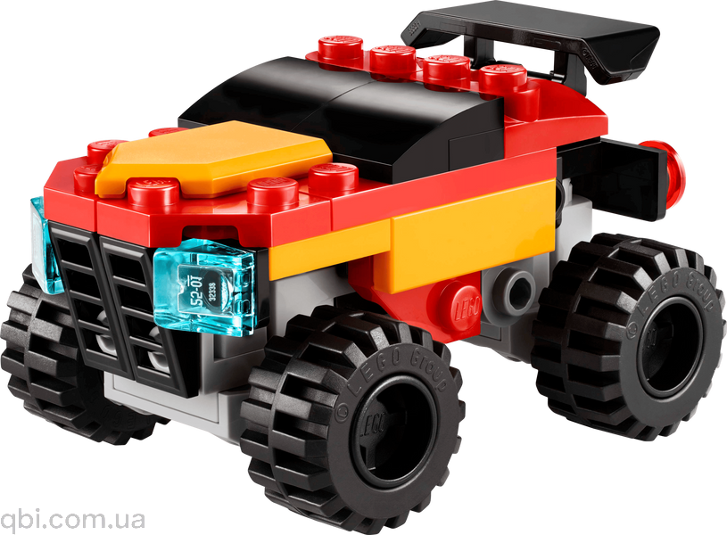 LEGO Creator Вантажівочка-монстр з відкидним дахом (30691) у зібраному вигляді