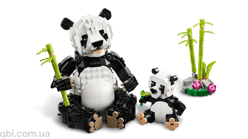 LEGO Creator Дикі тварини: пандові (31165) у зібраному вигляді