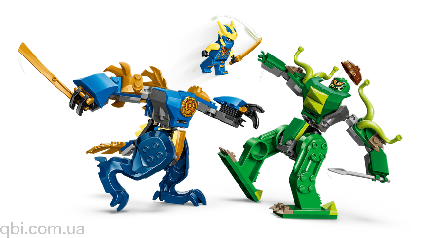 LEGO NINJAGO Битва робота дракона Джея (71853) у зібраному вигляді