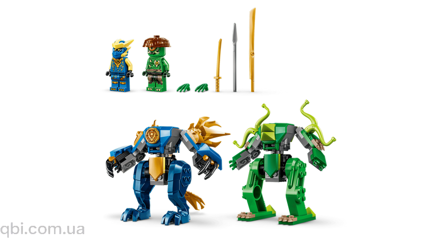 LEGO NINJAGO Битва робота дракона Джея (71853) у зібраному вигляді