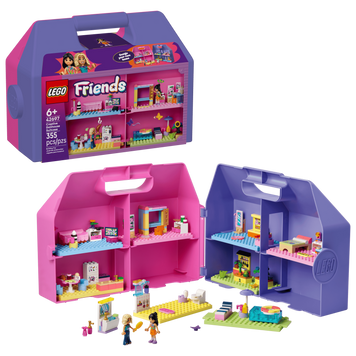 LEGO Friends Ляльковий будиночок-валіза для творчої гри (42697) у зібраному вигляді