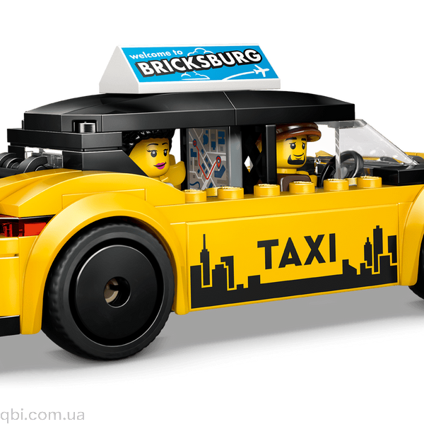 LEGO City Жовте таксі (60487) у зібраному вигляді