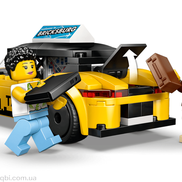 LEGO City Жовте таксі (60487) у зібраному вигляді