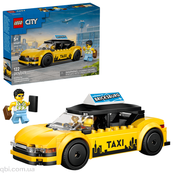 LEGO City Жовте таксі (60487) у зібраному вигляді