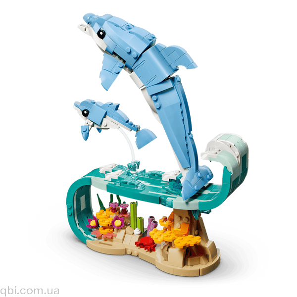 LEGO Creator Морские животные: красивые дельфины (31385) в собранном виде