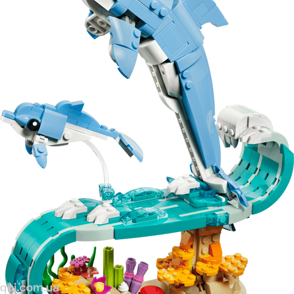 LEGO Creator Морские животные: красивые дельфины (31385) в собранном виде