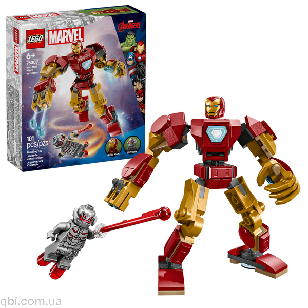 LEGO Super Heroes Marvel Робот Залізної Людини проти Альтрона (76307) у зібраному вигляді