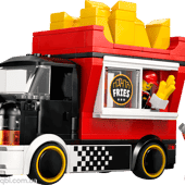 LEGO City Вантажівка з картоплею фрі (60488) у зібраному вигляді