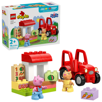 LEGO DUPLO Трактор і ринок (10468) у зібраному вигляді