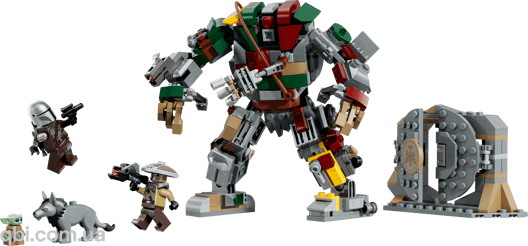 LEGO Star Wars Сутичка дроїдів-охоронців у палаці Хатта (75451) у зібраному вигляді