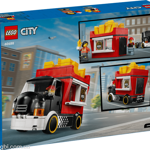 LEGO City Вантажівка з картоплею фрі (60488) у зібраному вигляді