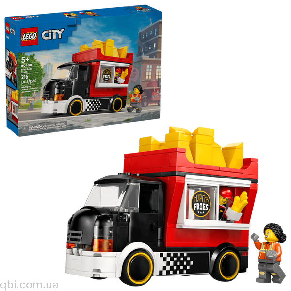 LEGO City Вантажівка з картоплею фрі (60488) у зібраному вигляді