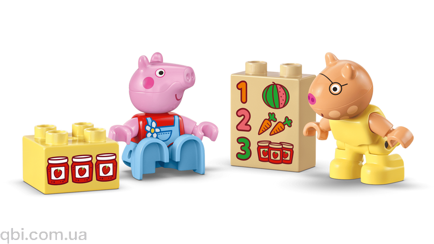 LEGO DUPLO Трактор і ринок (10468) у зібраному вигляді